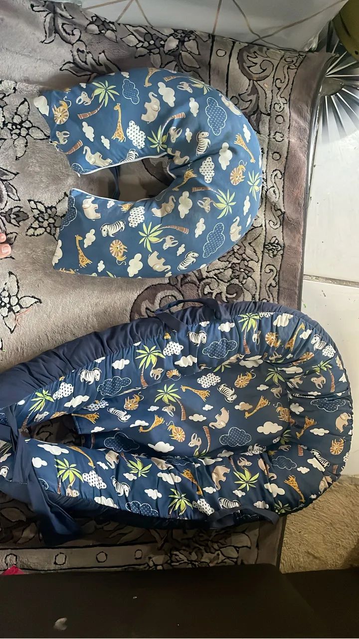 Kit almofada amamentação e ninho 
