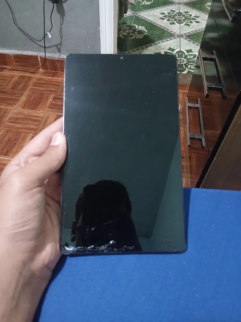 Tablet com tela quebrada