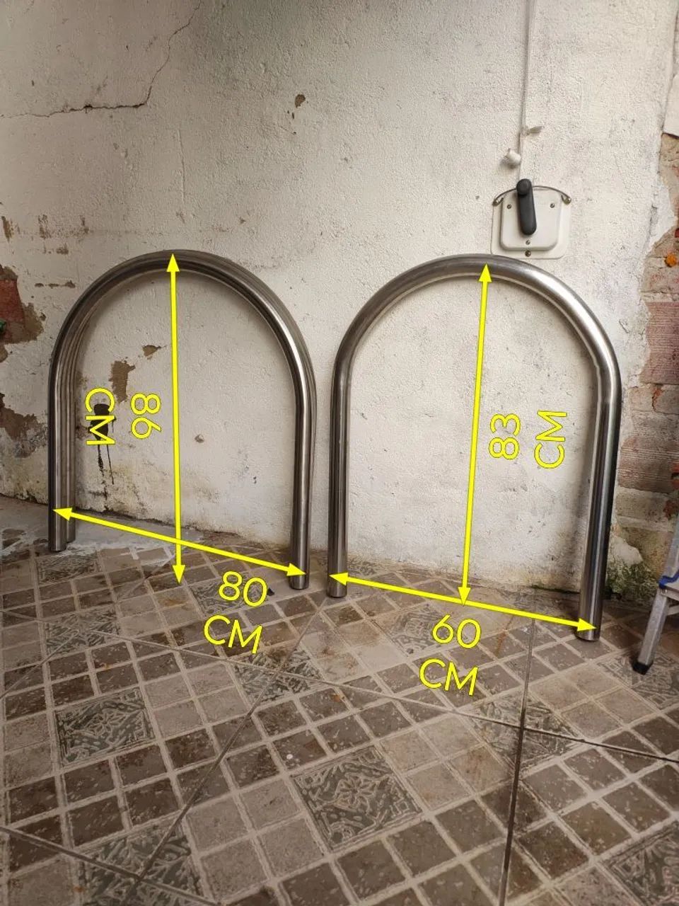 ARCOS PARA BICICLETARIO- 3 ARCOS EM INOX - Foto 3