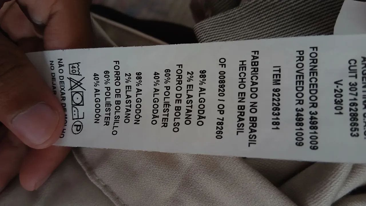 Calça Cargo Bege - Foto 5