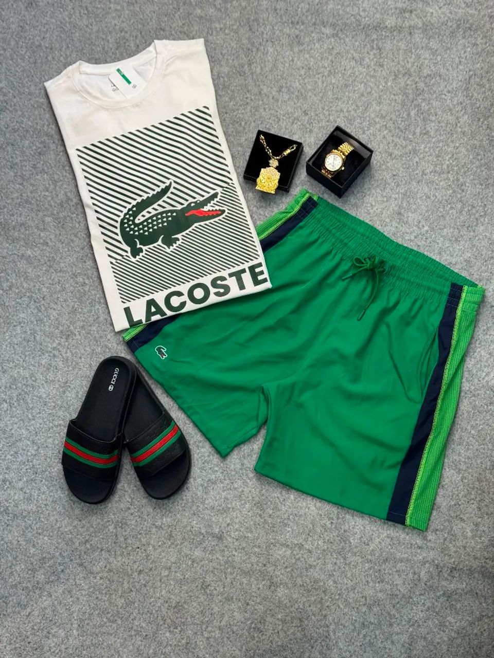 CONJUNTO MALHA PERUANA M G GG <br>CAMISA + BERMUDA <br> - Foto 3