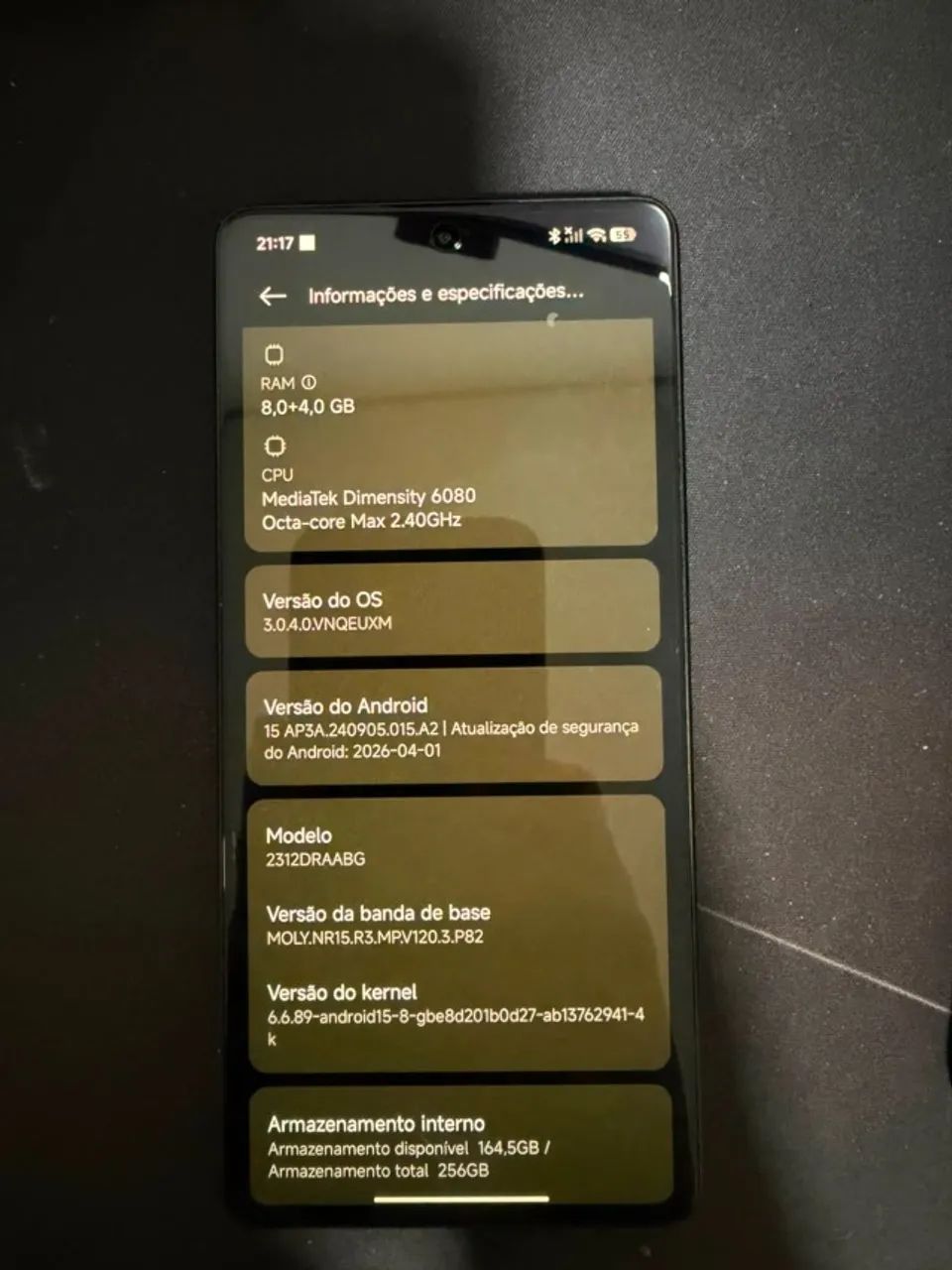 Redmi Note 13 5G 256GB 8GB RAM Impecável Completo - Foto 3
