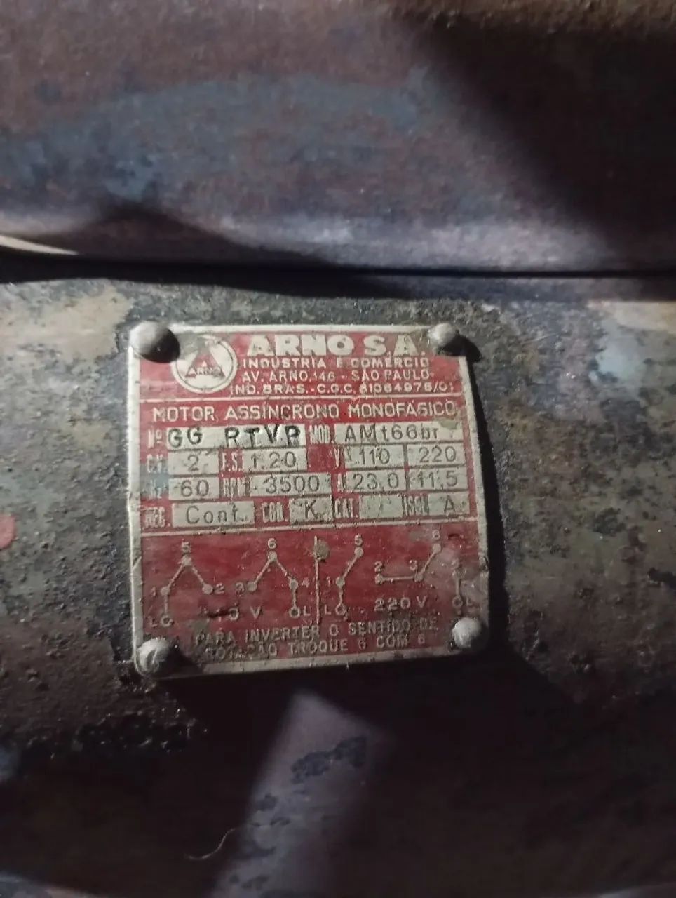 Motor de indução Arno  - Foto 4
