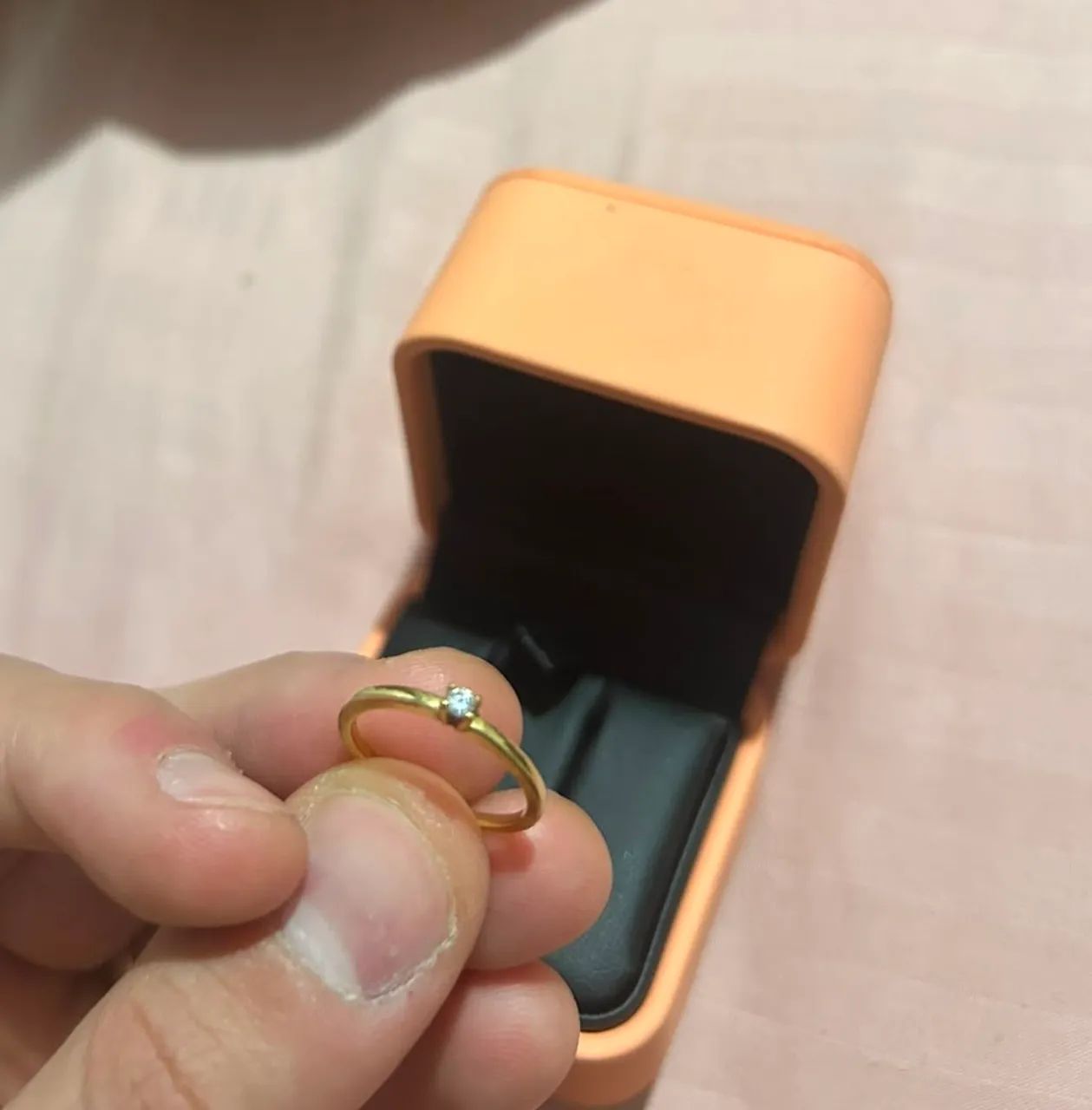 Anel Ouro com Diamante Vivara - Foto 2