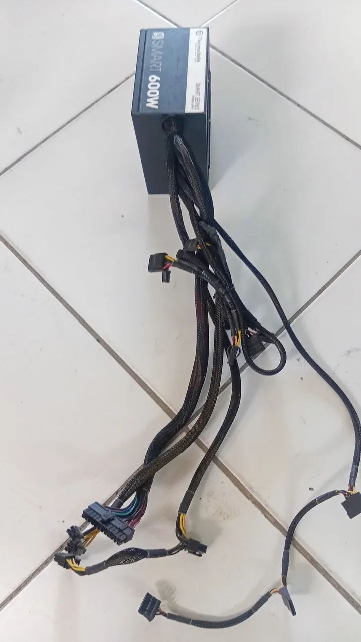 FONTE ATX GAMER 600W 80 PLUS - Foto 3