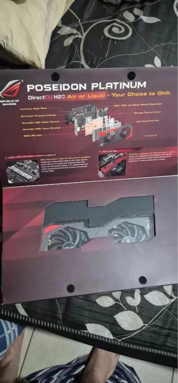 Placa de vídeo gtx 770 rog poseidon resfriamento a agua - Foto 3