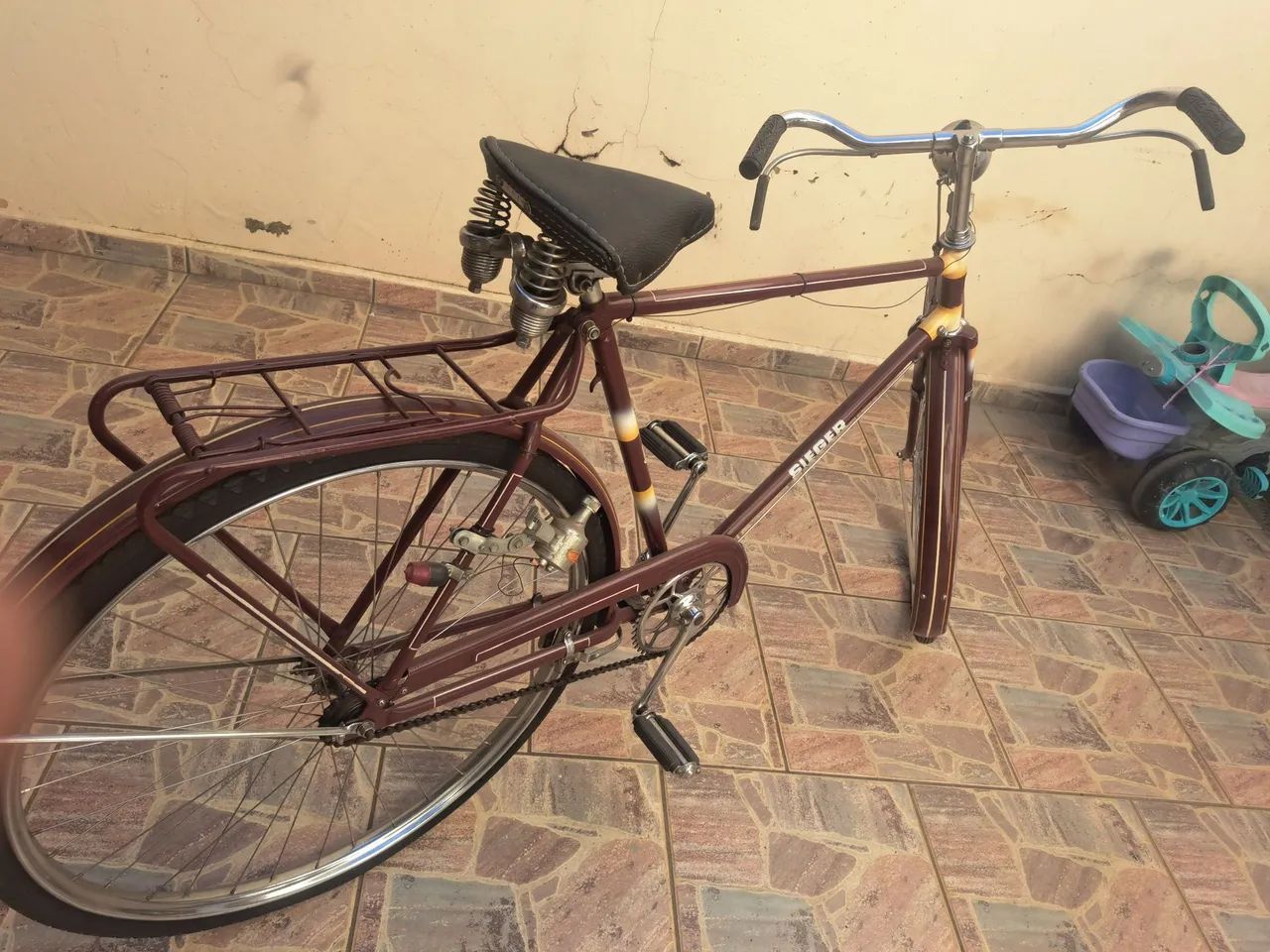 Bicicleta antiga sieger - Foto 3