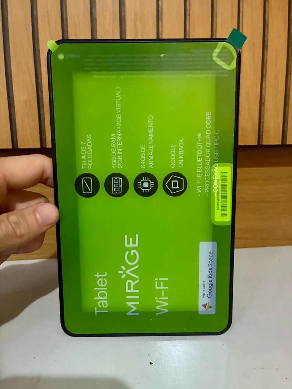 Tablet Mirage 7 Polegadas 64GB 4GB RAM Android Wi-Fi - Produto Novo - Foto 5