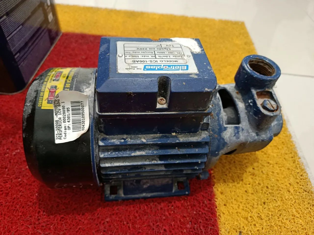 Bomba hidráulica 1cv 55 mca