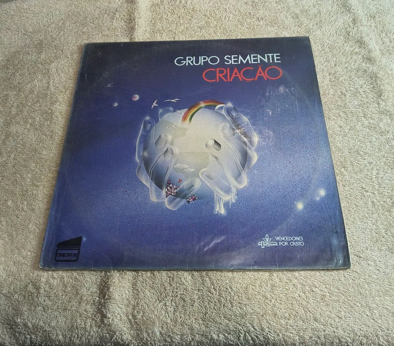 Lp disco de vinil gospel do Grupo Semente
