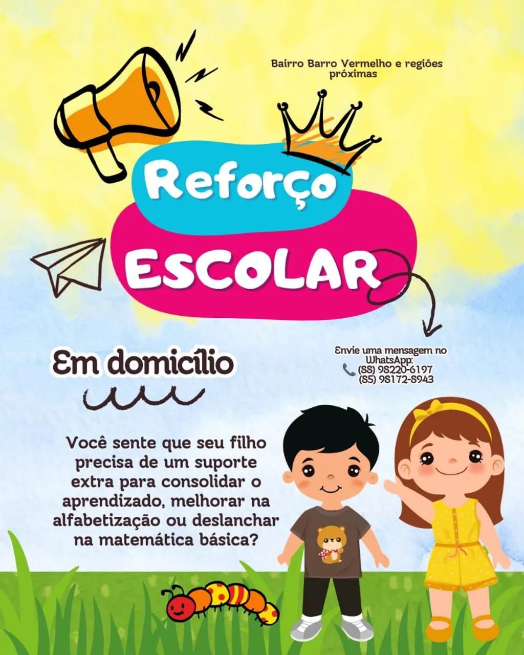 Reforço Escolar Especializado em Domicílio