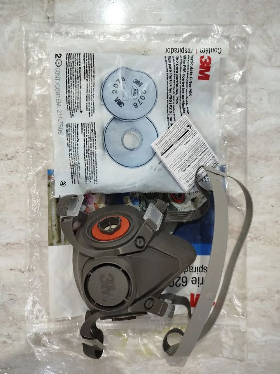 respirador semi facial 3M - Foto 2