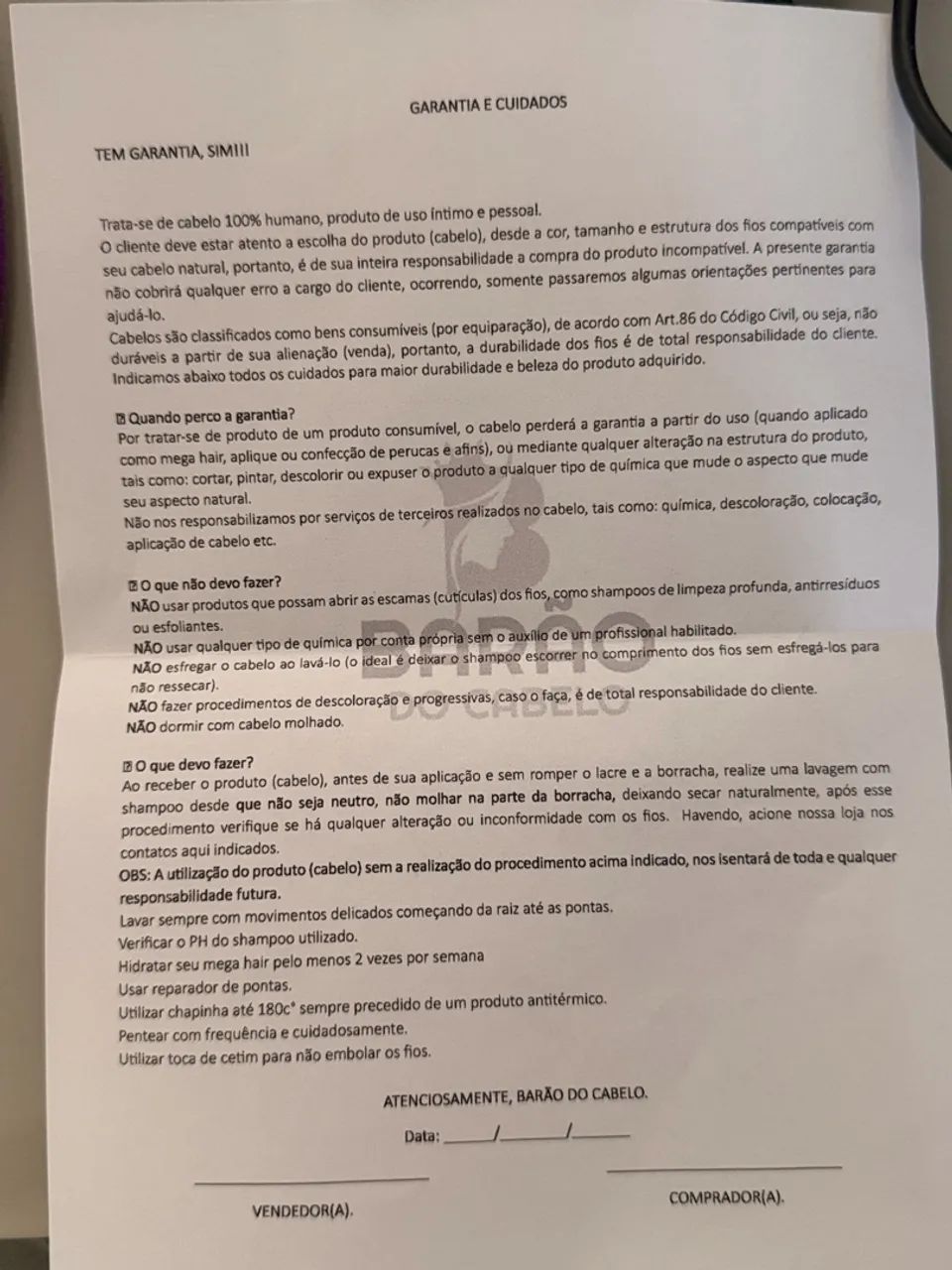 Cabelo Brasileiro Loiro 65cm - Foto 4
