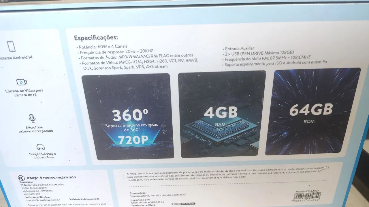 Multimídia 10 polegadas/4GB/64 gb - Foto 3