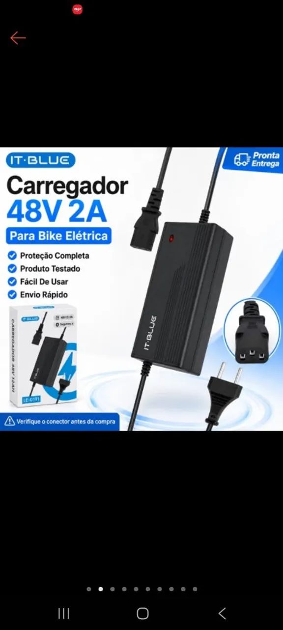 Carregador scooter eletrica