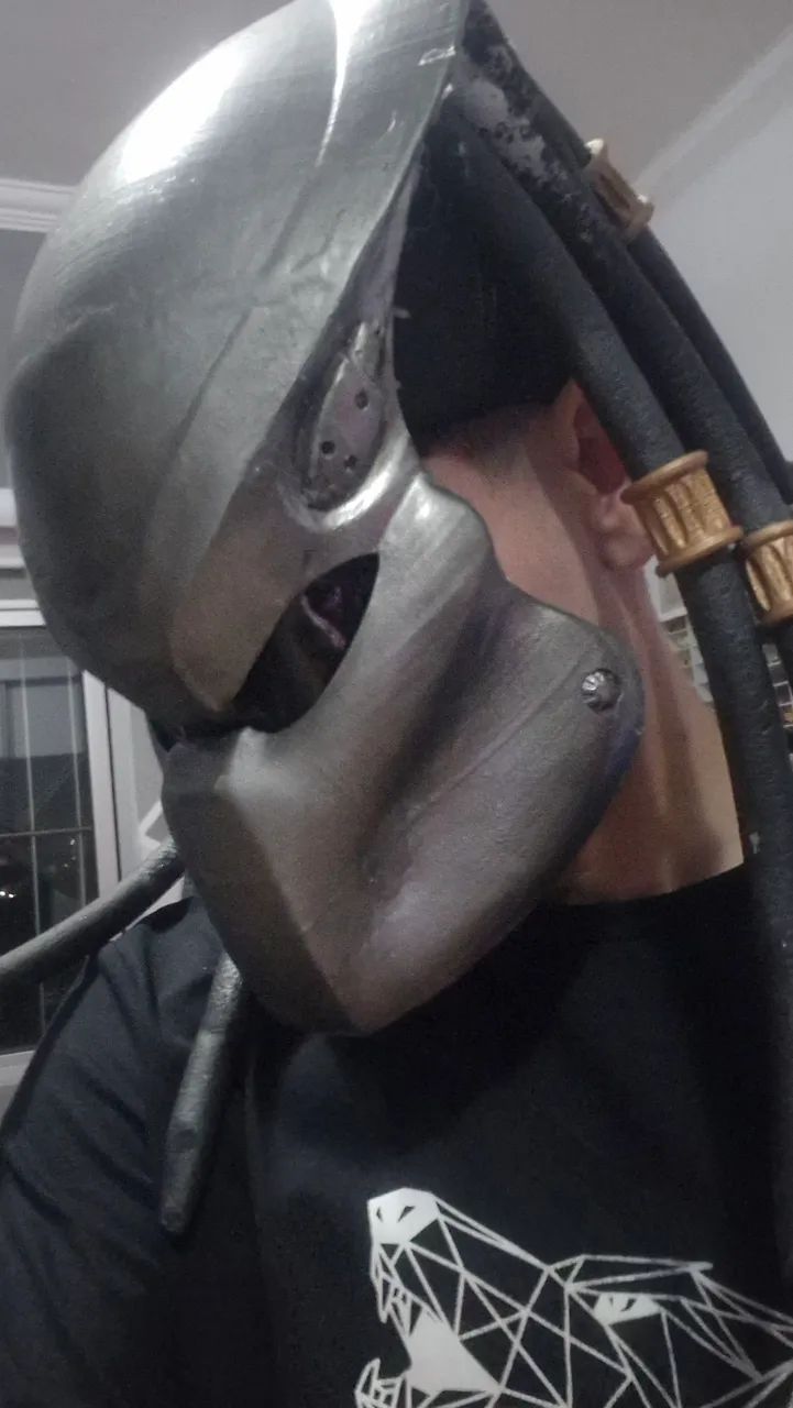 Mascara Predador Decoração/Cosplay - Foto 4
