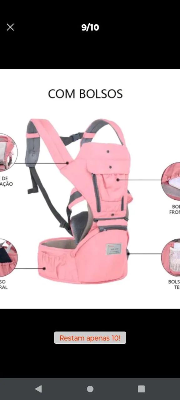 Canguru para bebê  - Foto 4