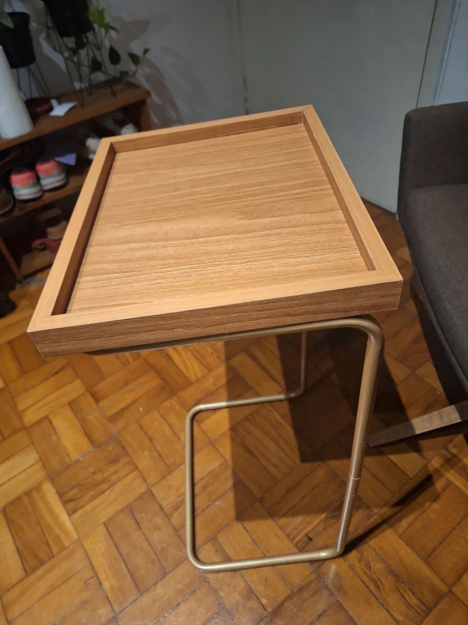 Mesa lateral mdf e metal - Foto 2