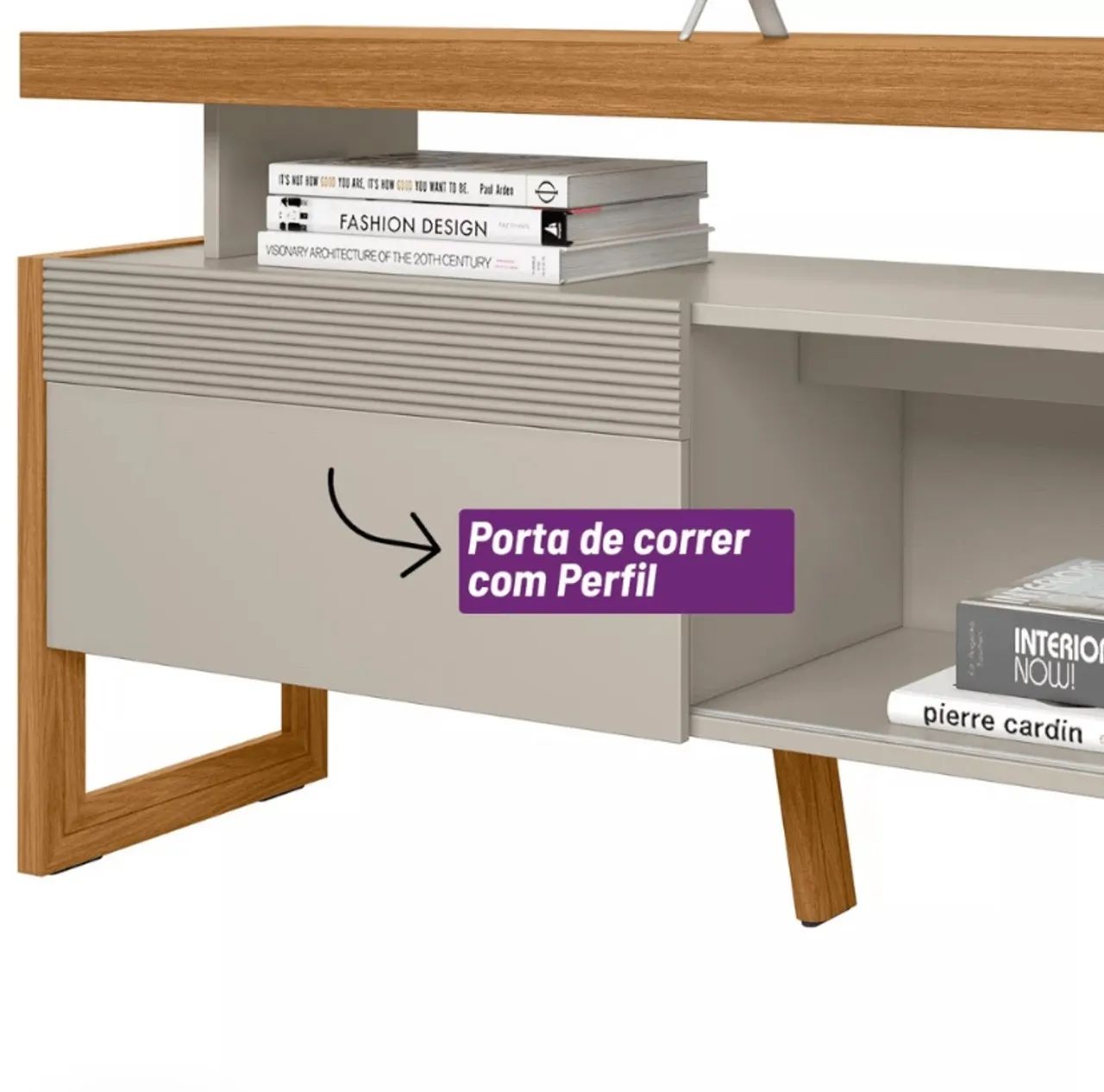 Rack Esmeralda Linea Brasil, ideal para TVs até 70 Polegadas - Entrega Imediata; - Foto 4
