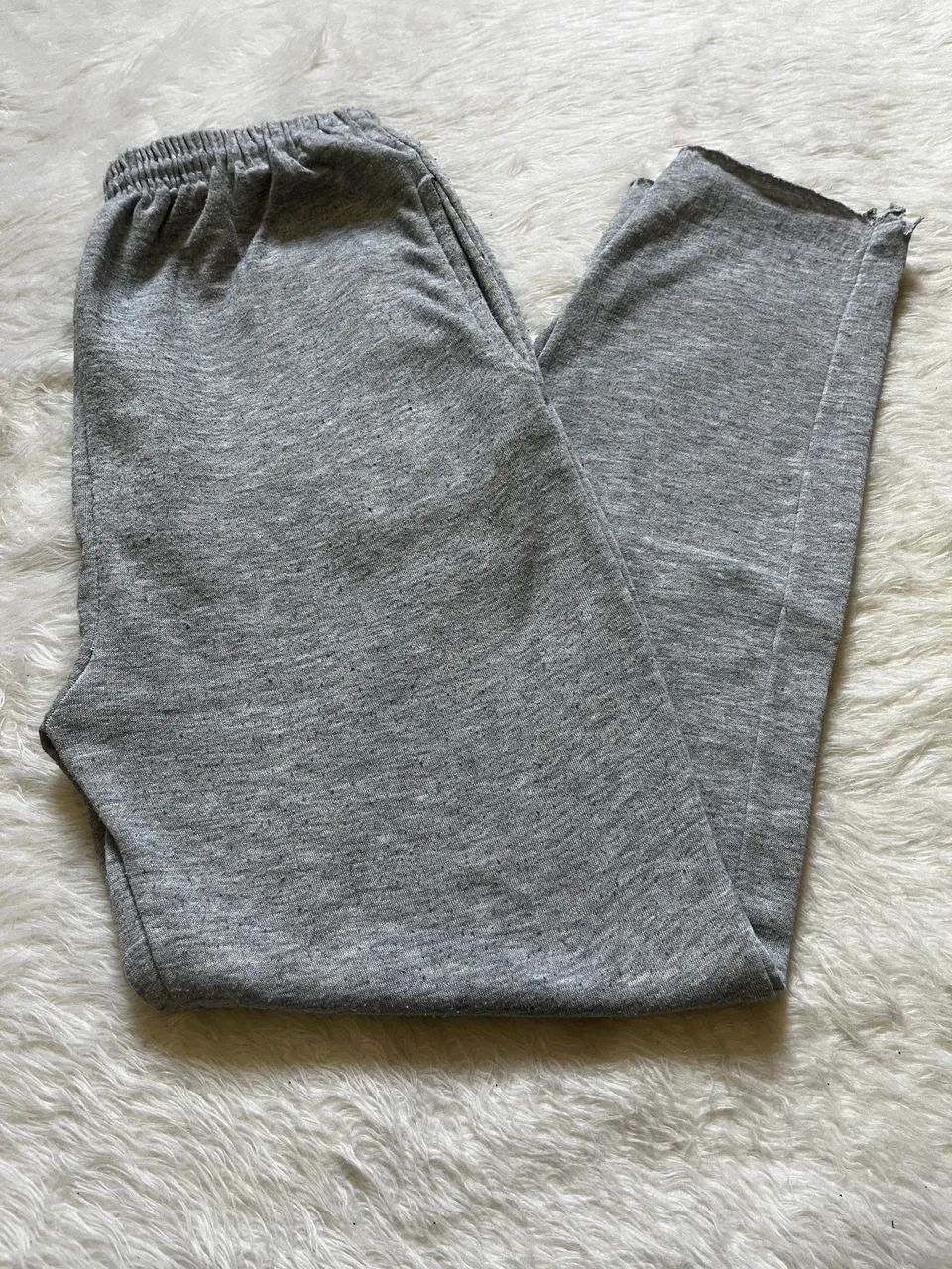 Calça Usada Moletom Cinza Masculina 