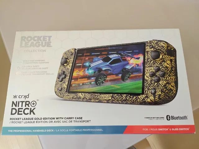Controle CRKD Nitro Deck Plus Edição limitada Rocket League - Nintendo Switch