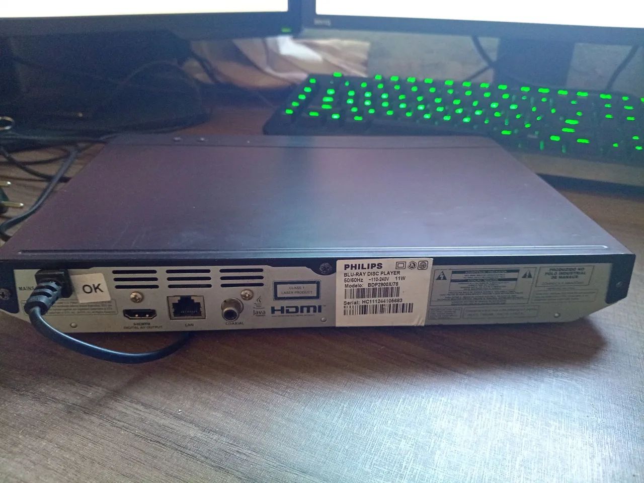 Philips BDP2900X/78 Blu-ray / DVD - Desbloqueado e Funcionando - Foto 2