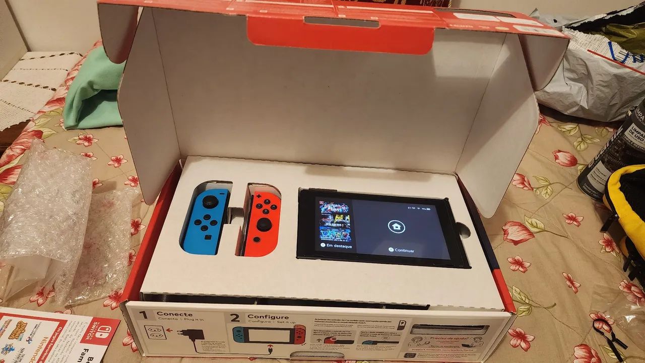 Nintendo switch V2 32GB Bloqueado na caixa 