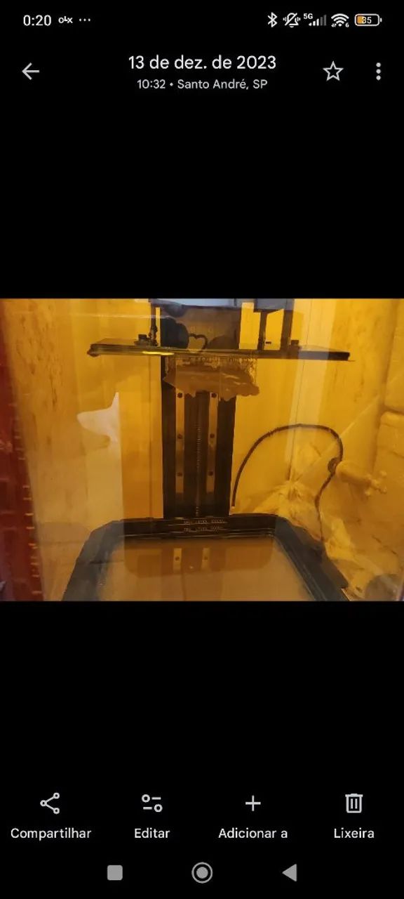 Impressora 3D Creality LD006 com o LCD ruim, precisa trocar - Foto 3