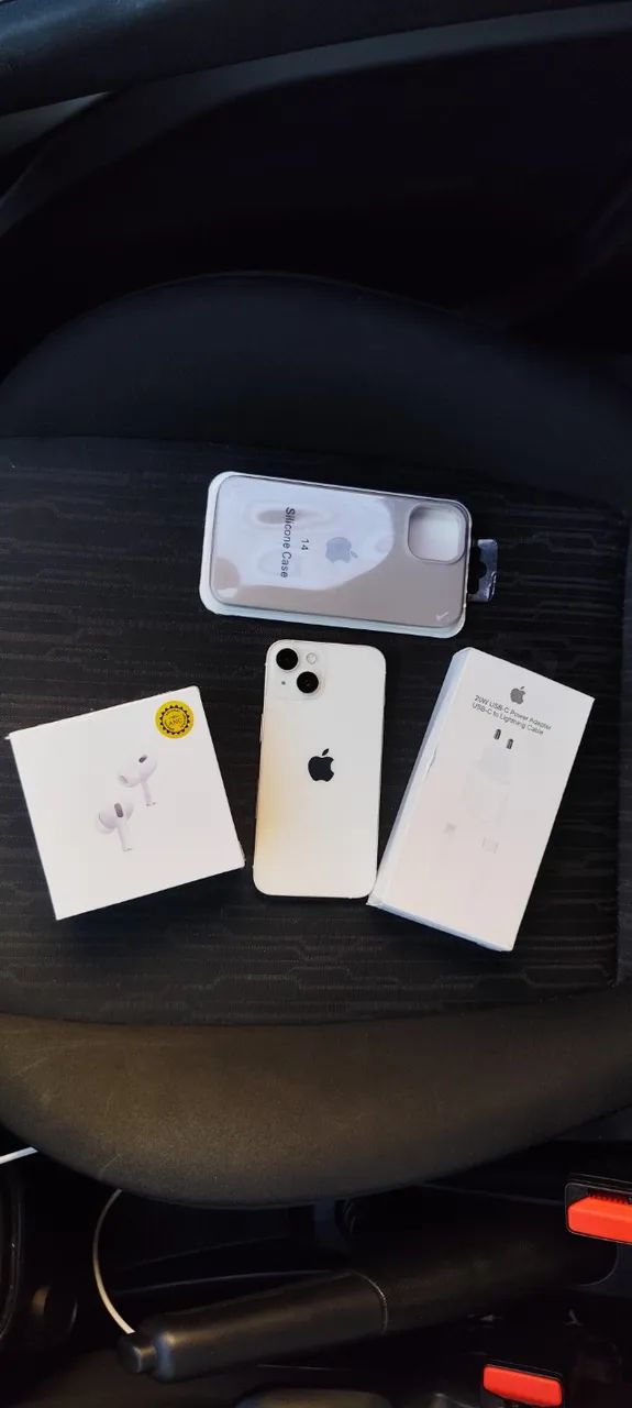 Iphone 14 branco 128gb e-SIM + brindes!