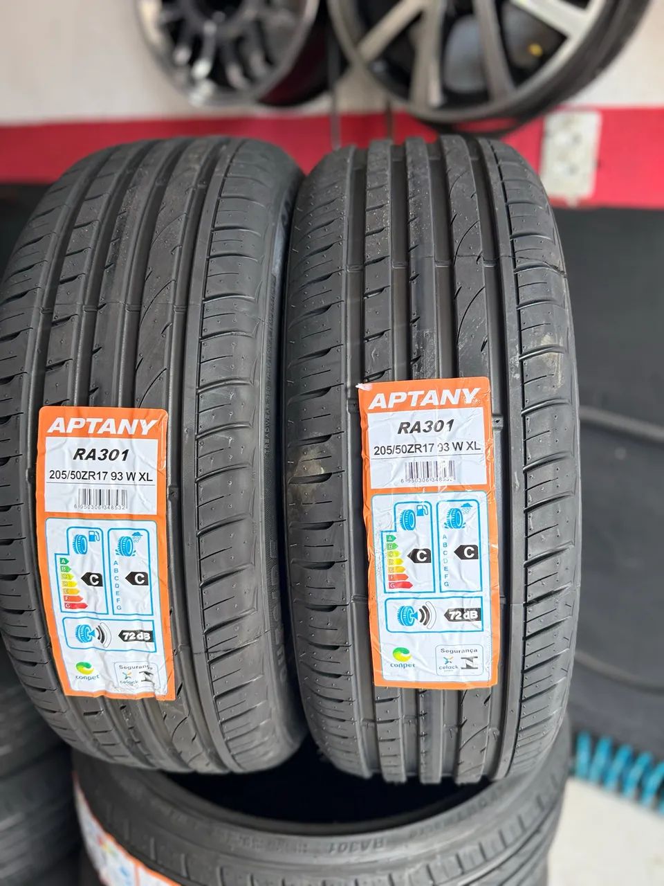 02 PNEUS NOVO 205/50R17 APTANY RA301 93W XL - Peças para carros