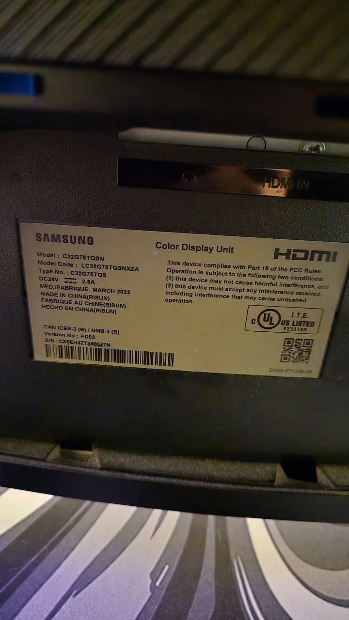 Monitor Samsung Odyssey G7 240hz 32' - Foto 2