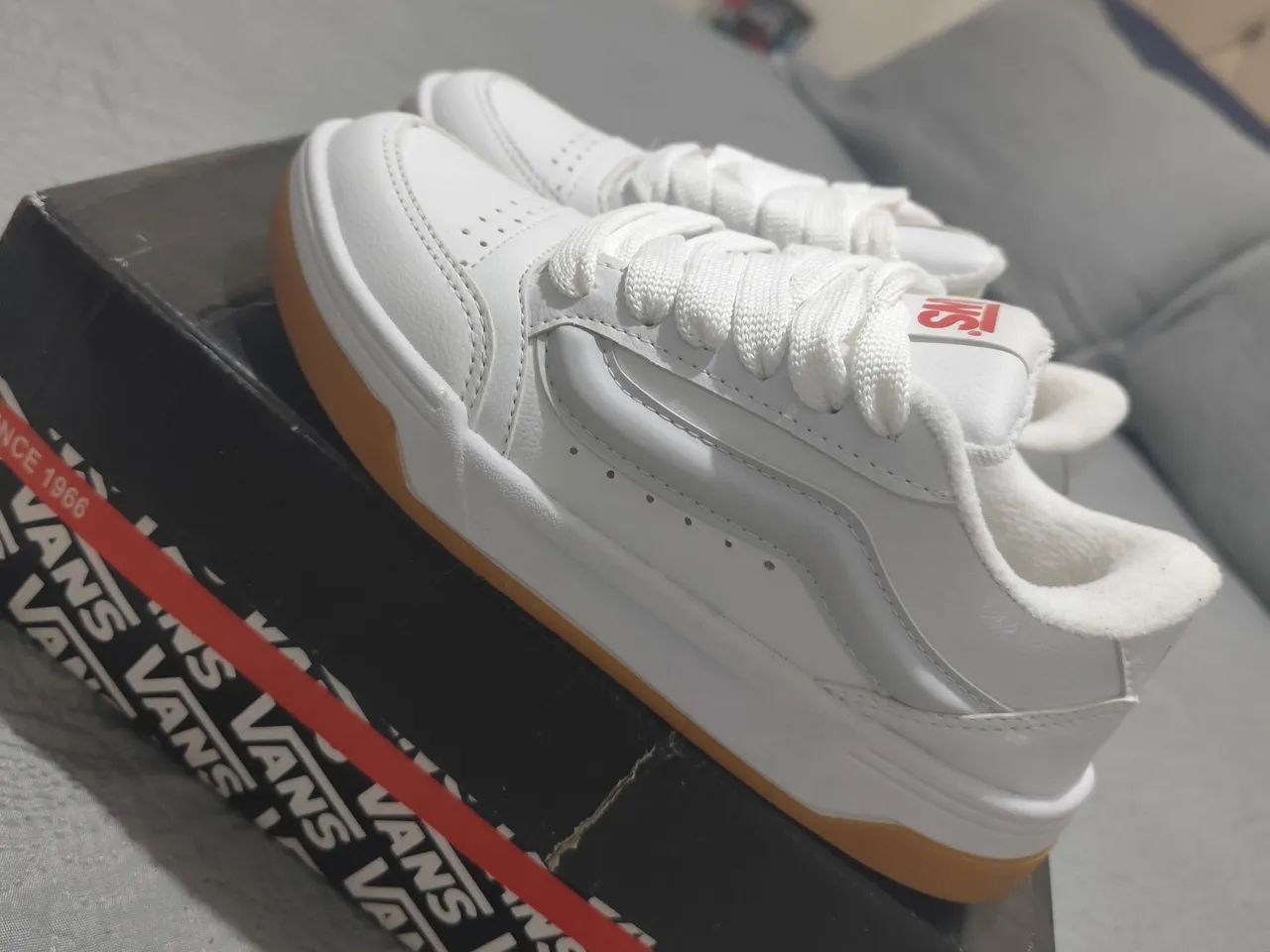 Tênis Vans Hylane Branco - Novo, Nunca Usado - Foto 3