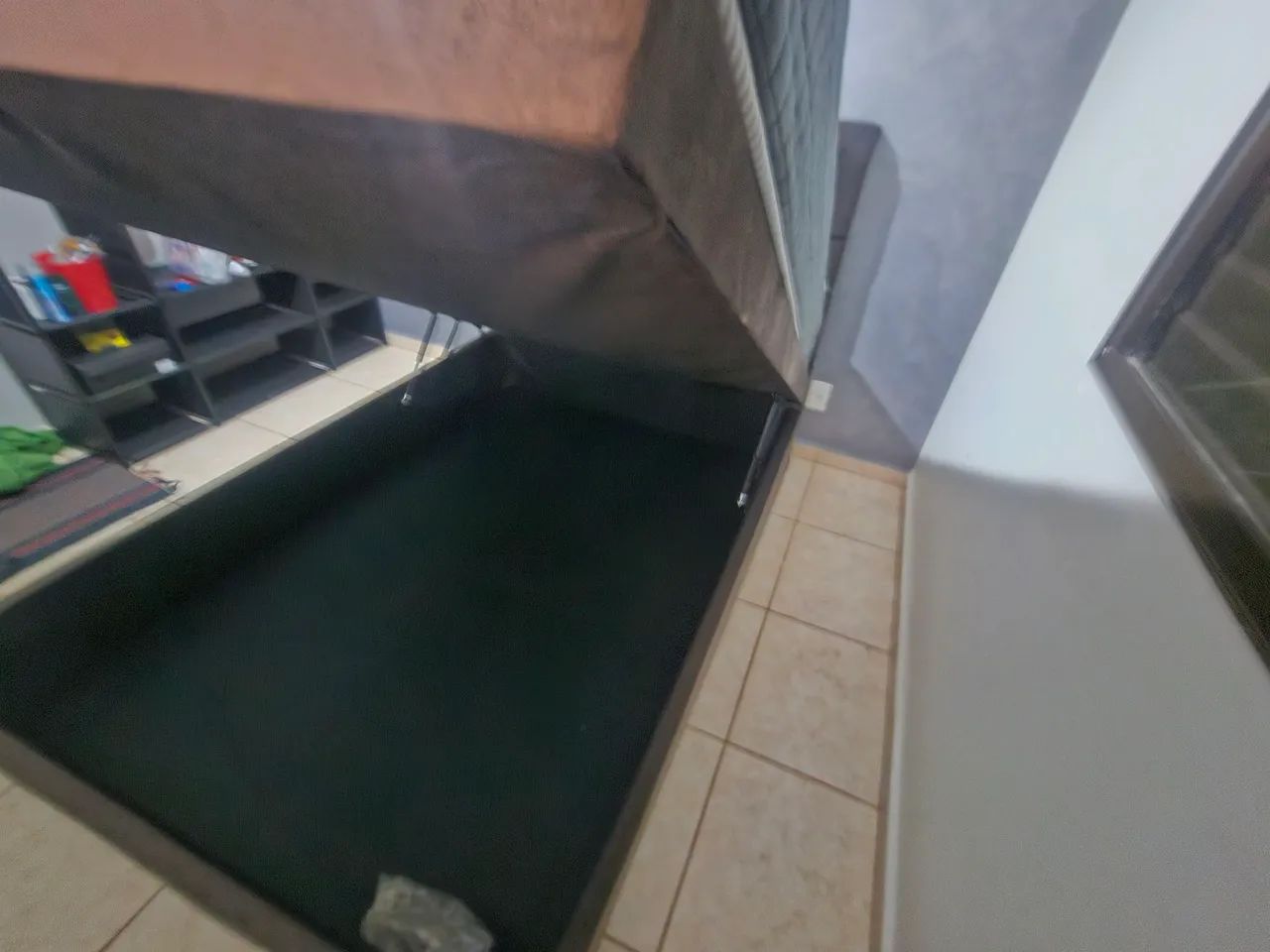 Cama box casal baú com cabeceira  - Foto 5
