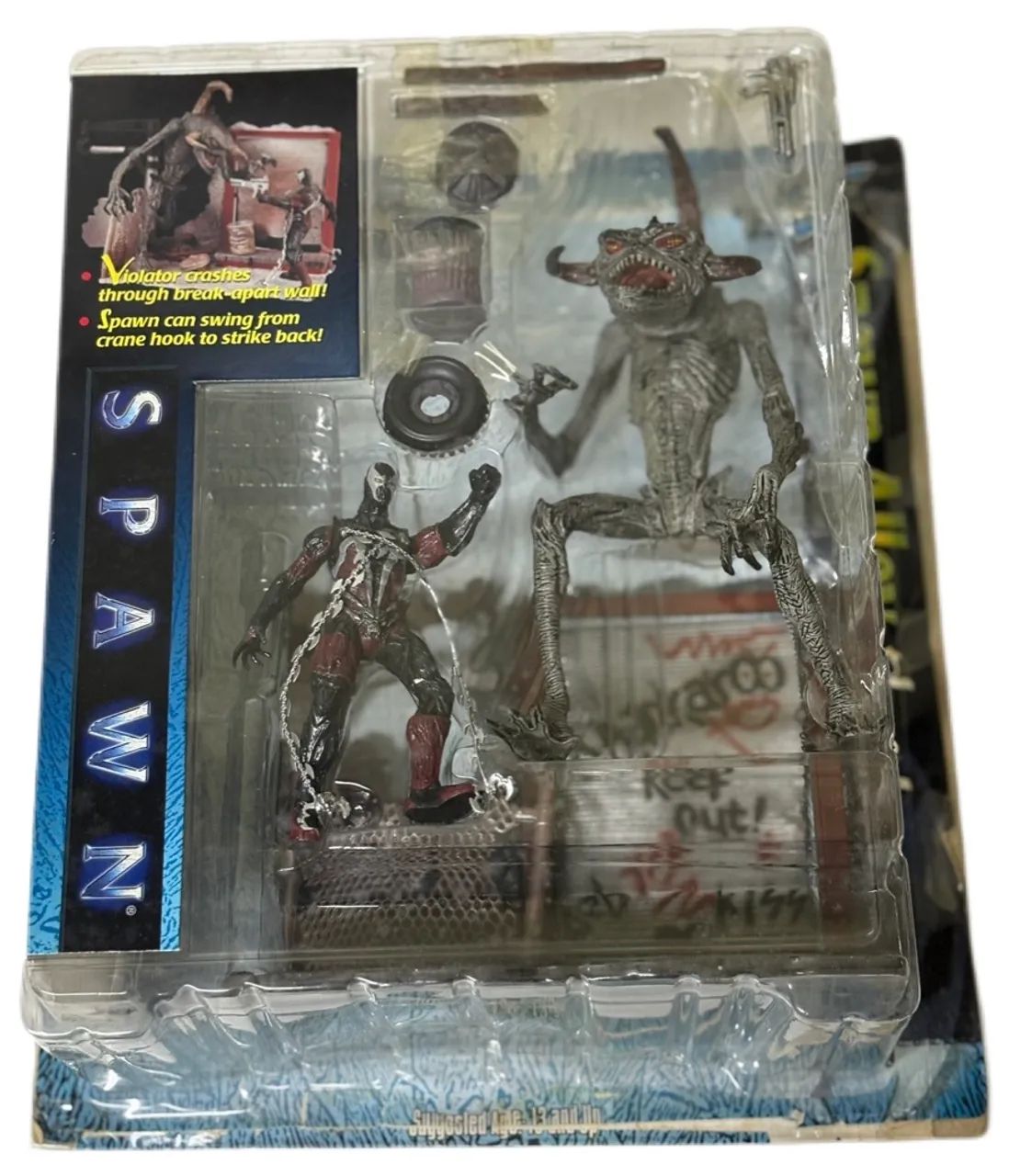 McFarlane Spawn The Movie - Spawn Alley Playset - 1997 - Foto 5
