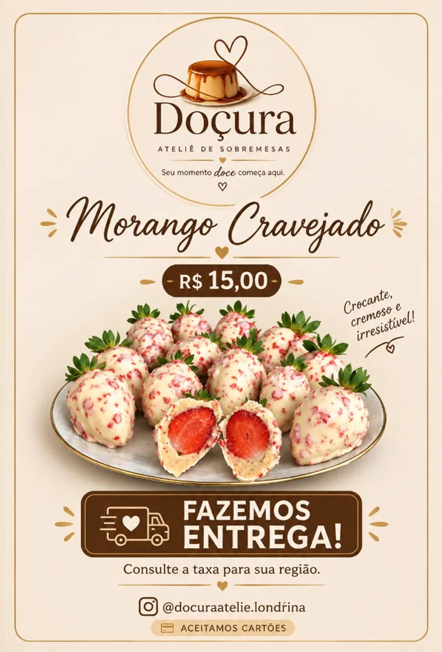 Morango Cravejado 