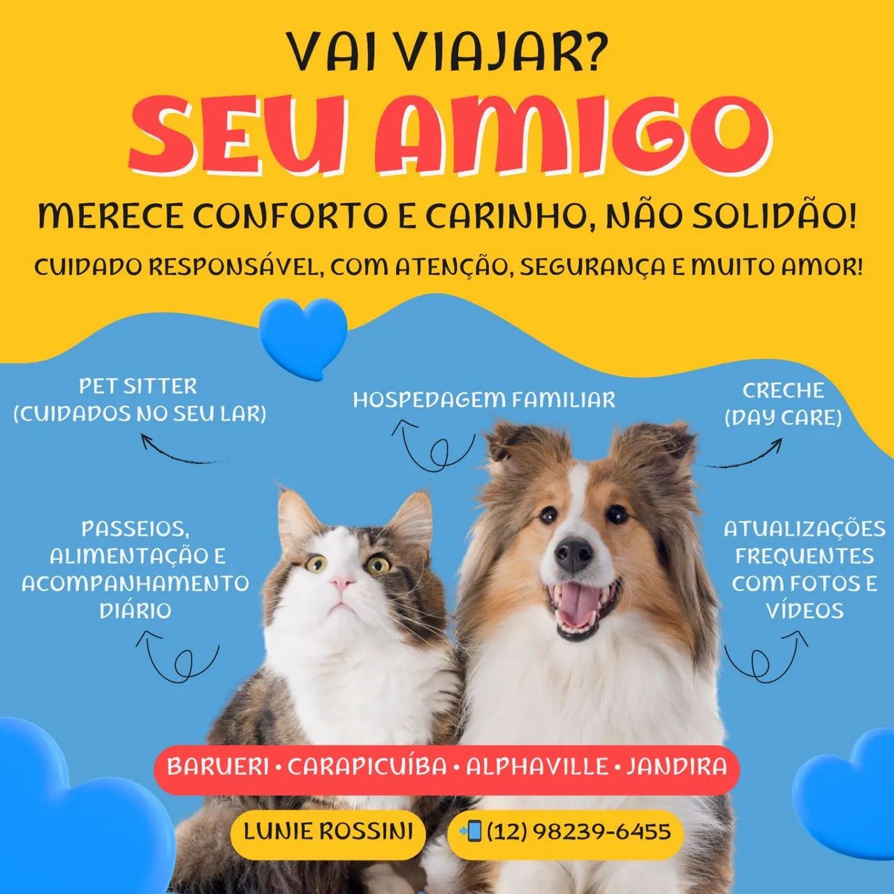 Cuido do seu Pet quando precisar
