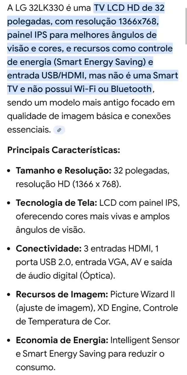 TV LG 32 polegadas - Foto 3