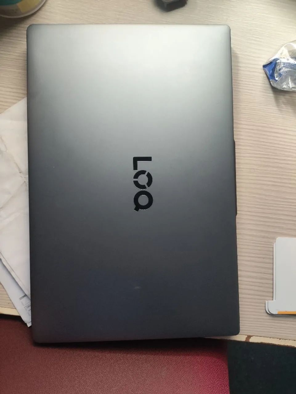 Notebook gamer Lenovo loq, com cooler e controle original do xbox