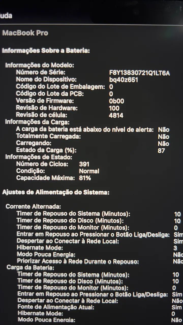 Macbook 14 - M1 Pro - 16ram - 1tb (Tela com Defeito) - Foto 4