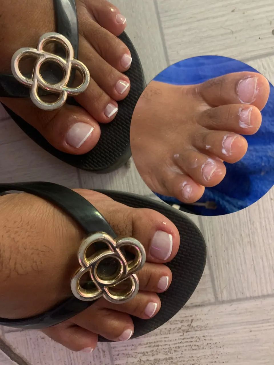 Manicure e cílios 