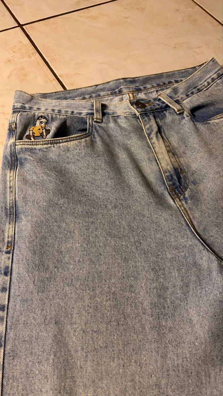 Calça baggy guth pants azul - Tamanho 42 - Foto 4