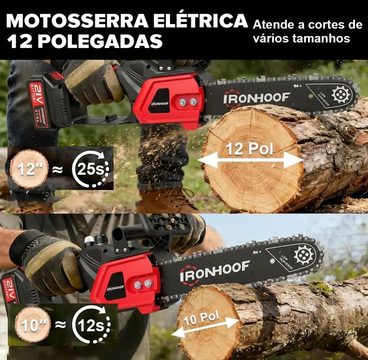  Moto Serra Elétrica 12 Polegadas - Foto 3