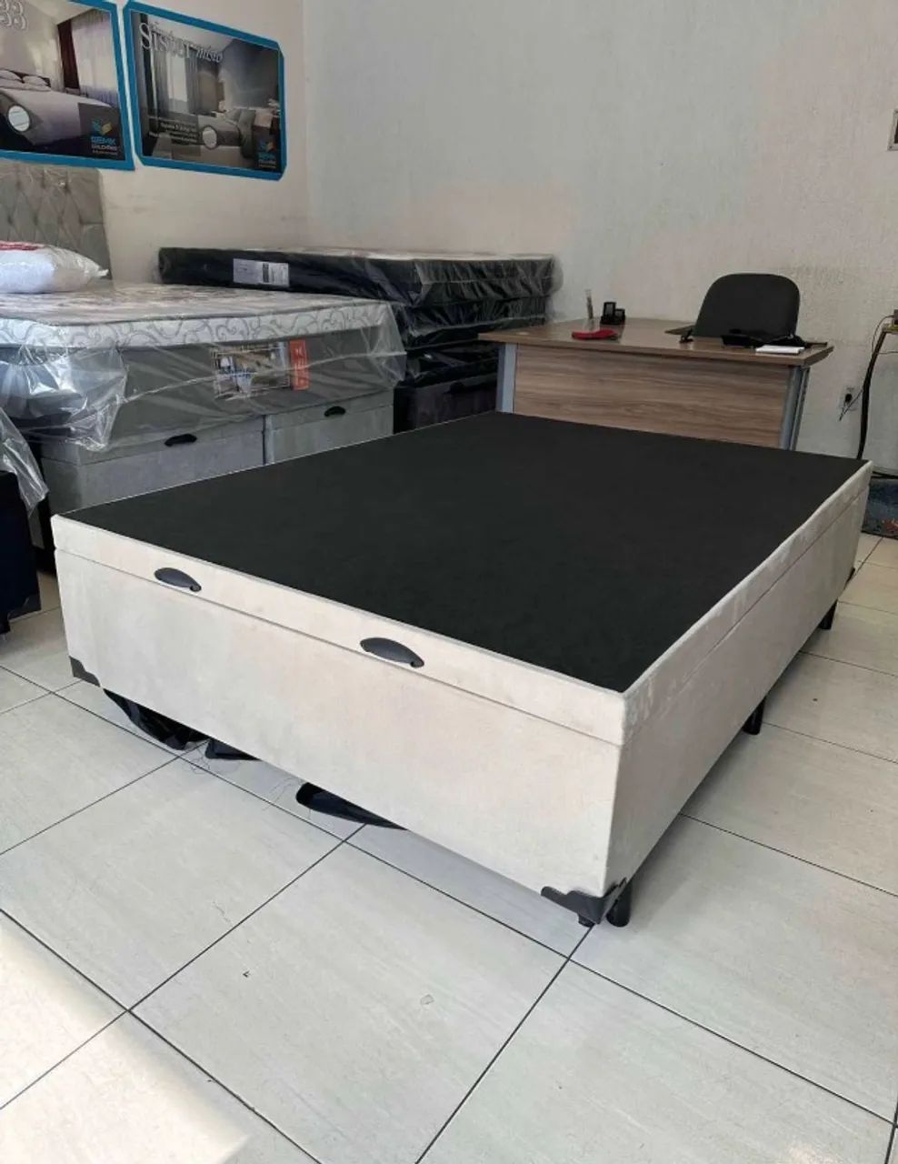 Base box bau casal 