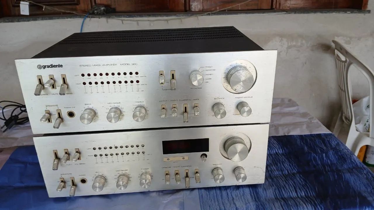 Amplificador e um receiver Gradiente Modelo 360 e 1450 - Foto 2