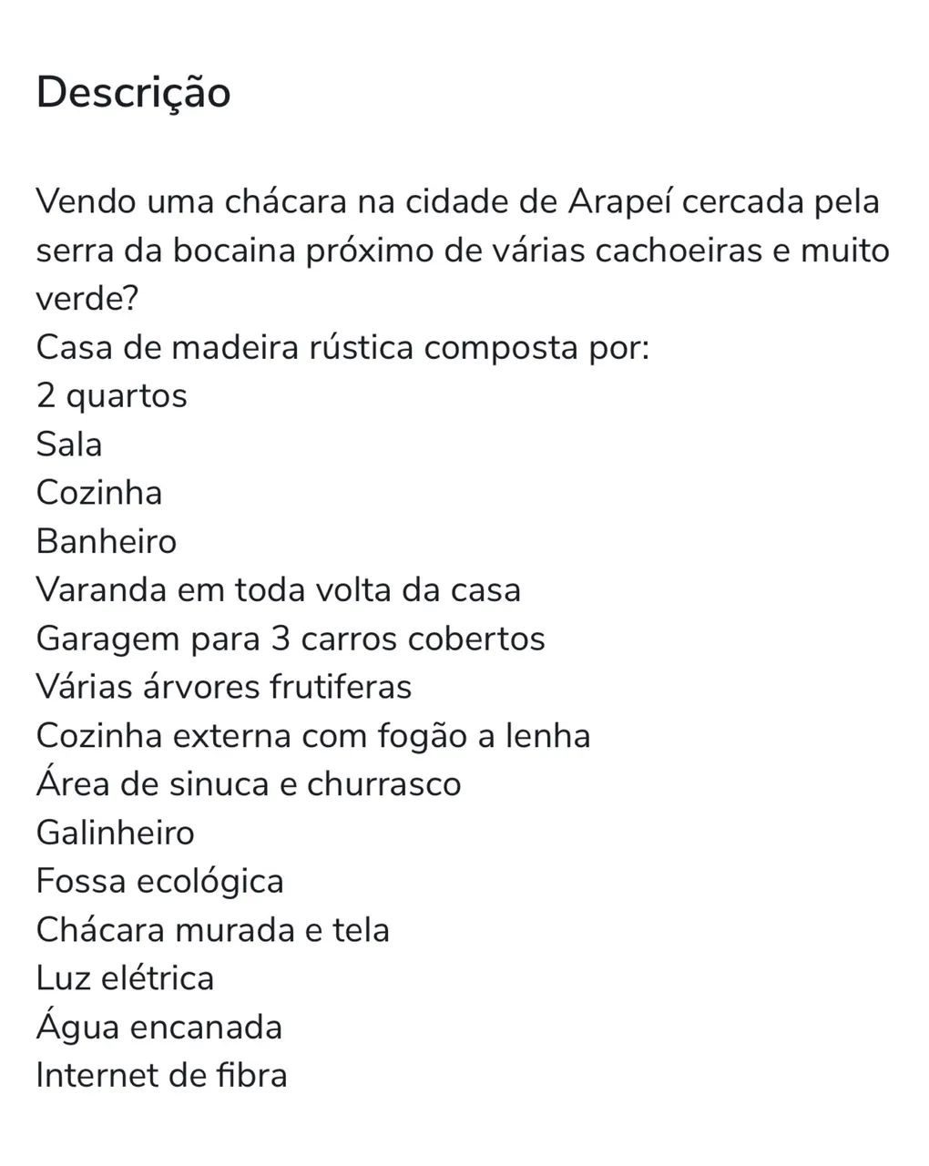 Vendo chácara em Arapeí/ SP - Foto 2