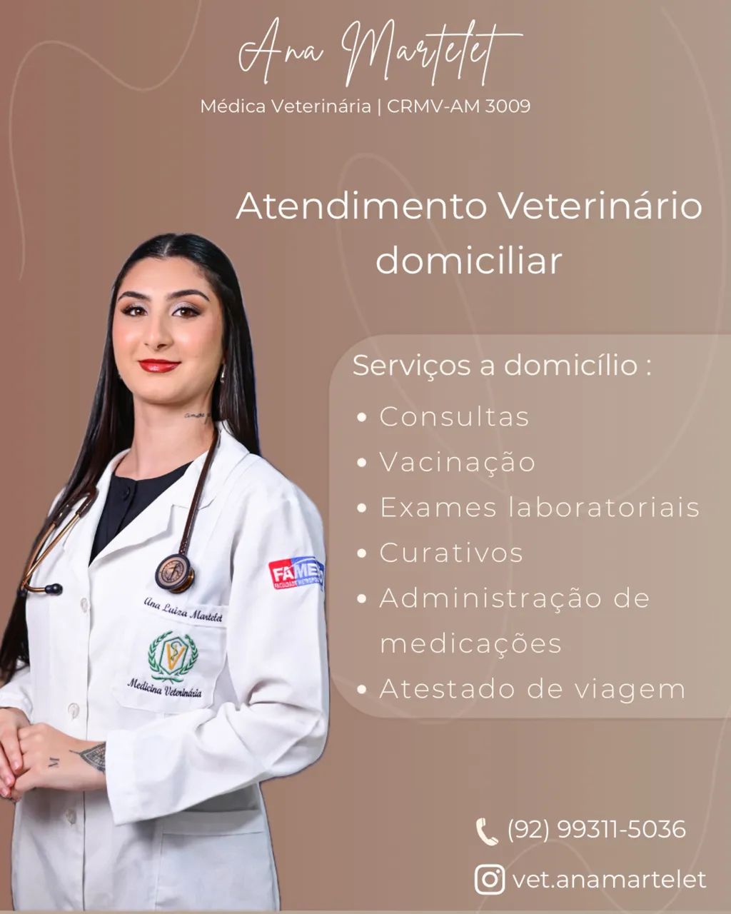 Atendimento Veterinário a domicílio 