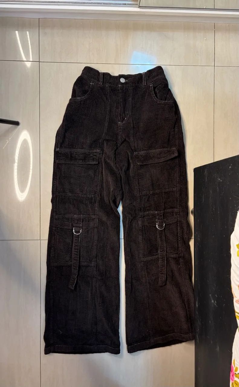 Calça Youcom marrom tamanho 38  - Foto 3