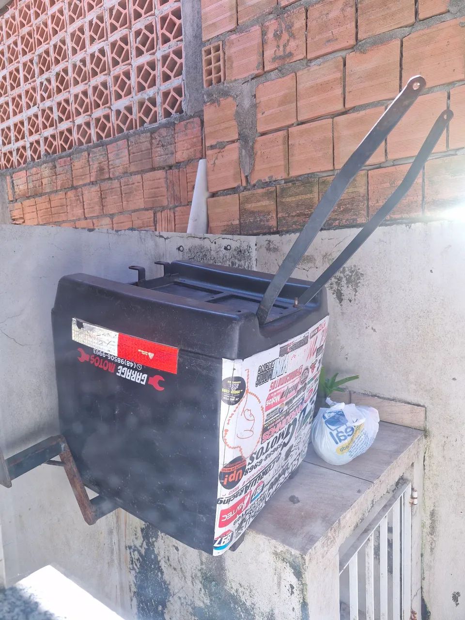 Baú pra moto sem tampa 