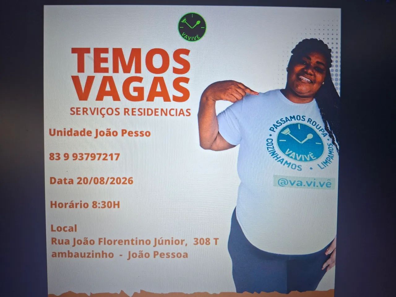 Temos vagas