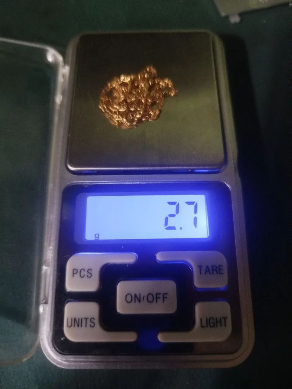 Cordão piastrine com pingente de ouro 18k - Foto 2